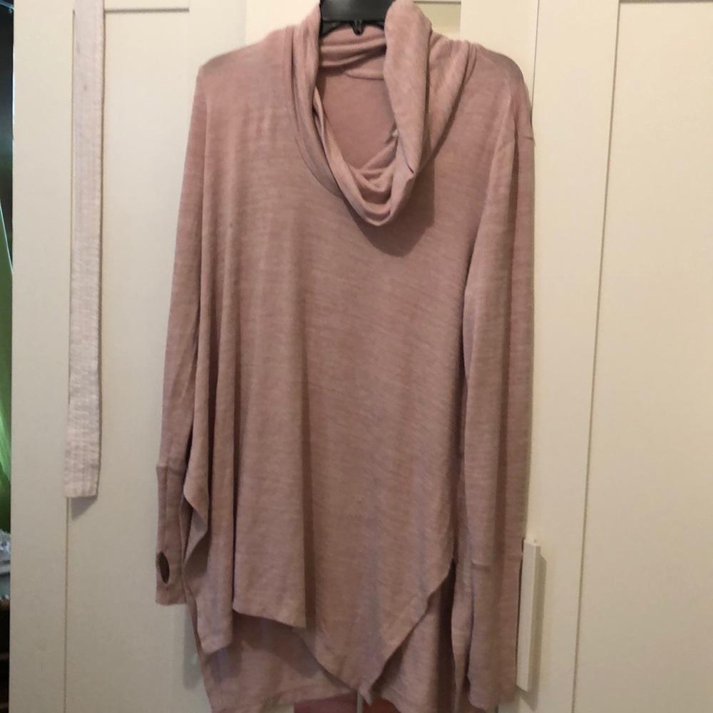 Cowl neck pullover